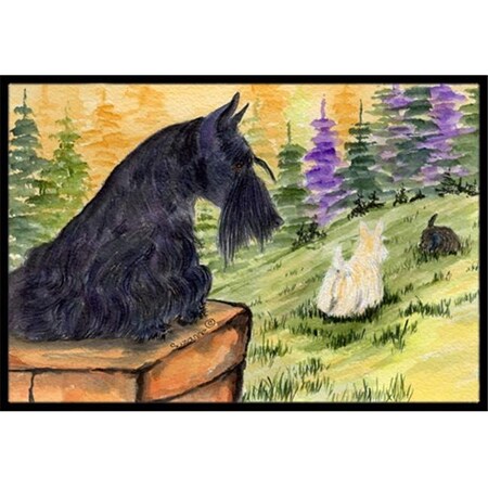 Carolines Treasures Carolines Treasures SS8634MAT 18 x 27 in. Scottish Terrier Indoor Outdoor Doormat SS8634MAT